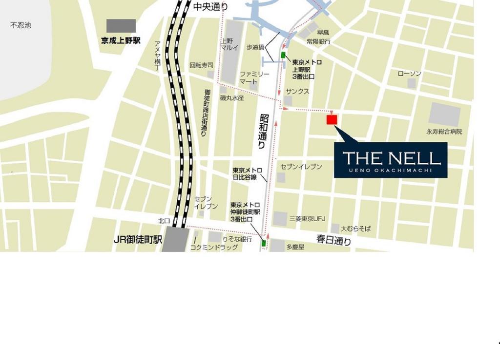 Hotel The Nell Ueno Okachimachi Prefektura Tokio Exteriér fotografie
